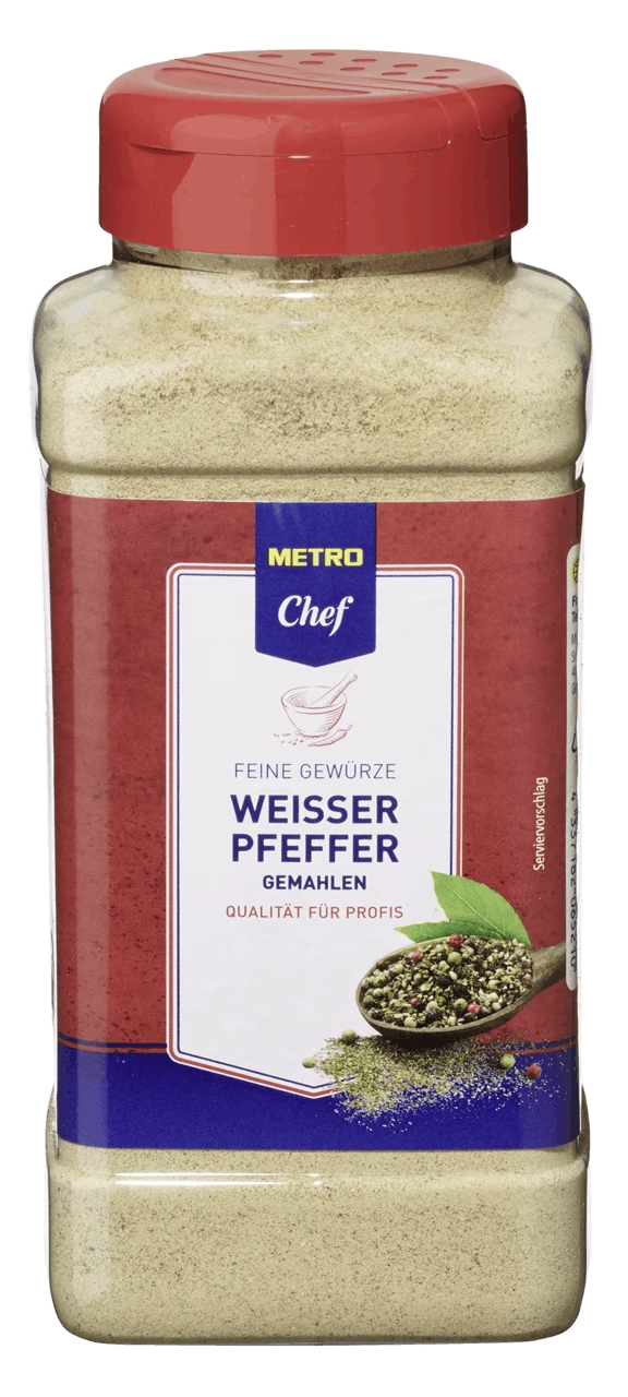 METRO Chef Pfeffer Weiß Ganz (600 G) 3 METRO Chef Pfeffer Weiß Ganz (600 G) – Bild 3