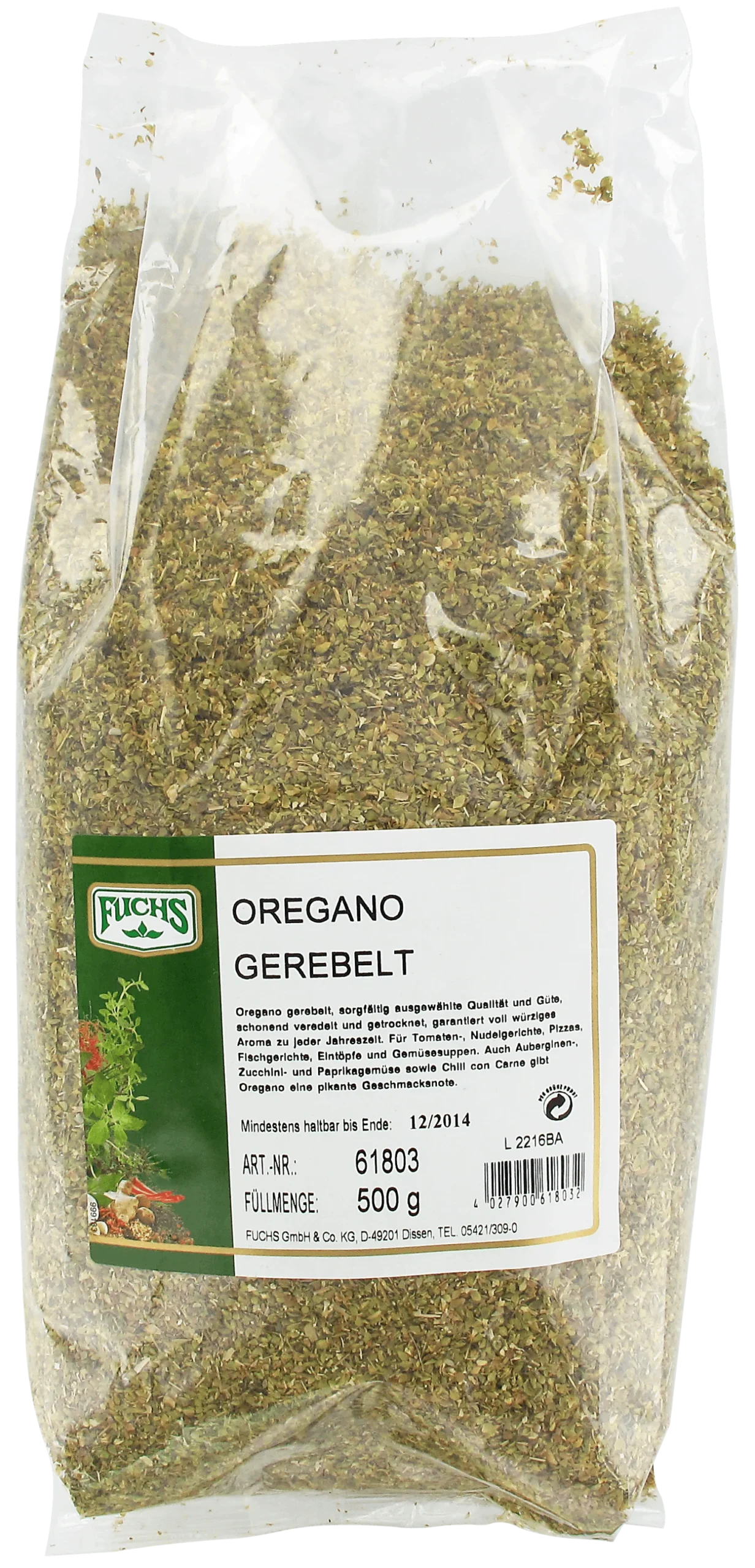 Fuchs Oregano Gerebelt (250g) 2 Fuchs Oregano Gerebelt (250g) – Bild 2