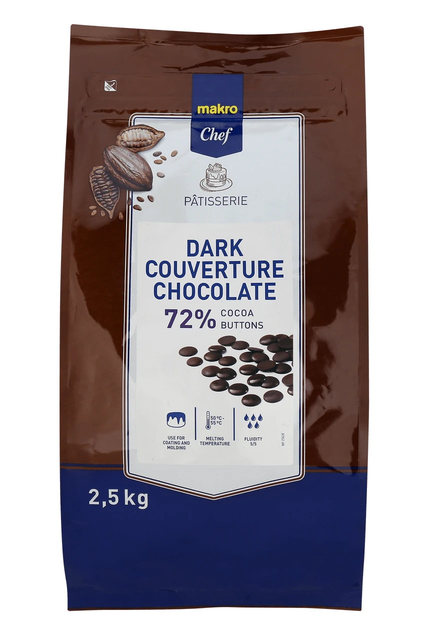 METRO Chef Kuvertüre Buttons Weiße Schokolade (2,5 Kg) 4 METRO Chef Kuvertüre Buttons Weiße Schokolade (2,5 Kg) – Bild 4