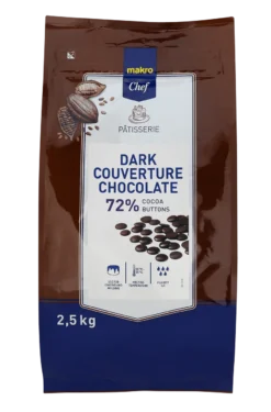 METRO Chef Kuvertüre Buttons Dunkle Schokolade 55 % Kakaomasse (2,5 Kg) -Lebensmittelgeschäft 2fabe674 735e 4509 949a cf27335209a4
