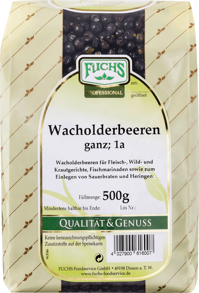 Fuchs Wacholderbeeren Ganz (500g) 1 Fuchs Wacholderbeeren Ganz (500g)