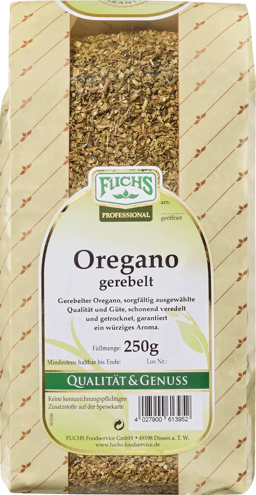 Fuchs Oregano Gerebelt (250g) 1 Fuchs Oregano Gerebelt (250g)