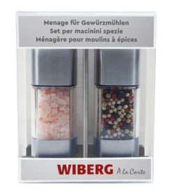 WIBERG Menage Mit Salz- Und Pfeffermühle Menage Aus Rostfreiem Edelstahl Und ABS Kunststoff (205 G) -Lebensmittelgeschäft 74b78709 5f82 4345 b220 4ea9ddf6bb9c 3