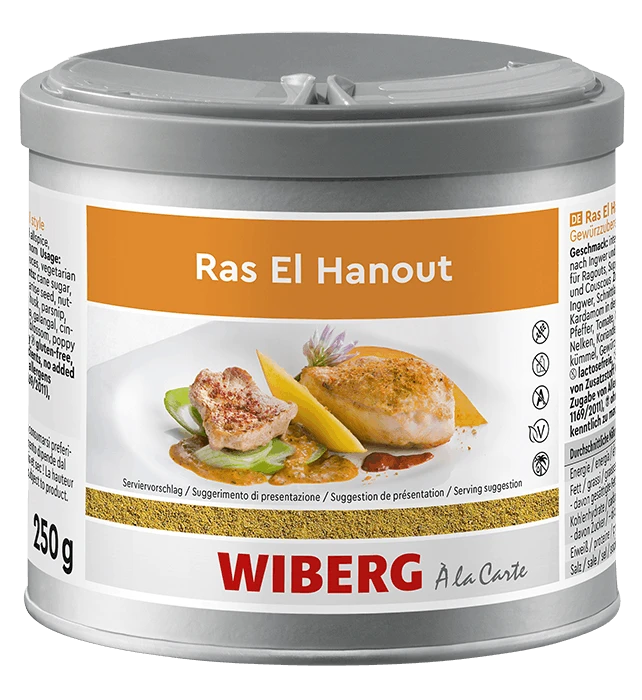 WIBERG Ras El Hanout Gewürzzubereitung Orientalischer Art (470 Ml) 1 WIBERG Ras El Hanout Gewürzzubereitung Orientalischer Art (470 Ml)