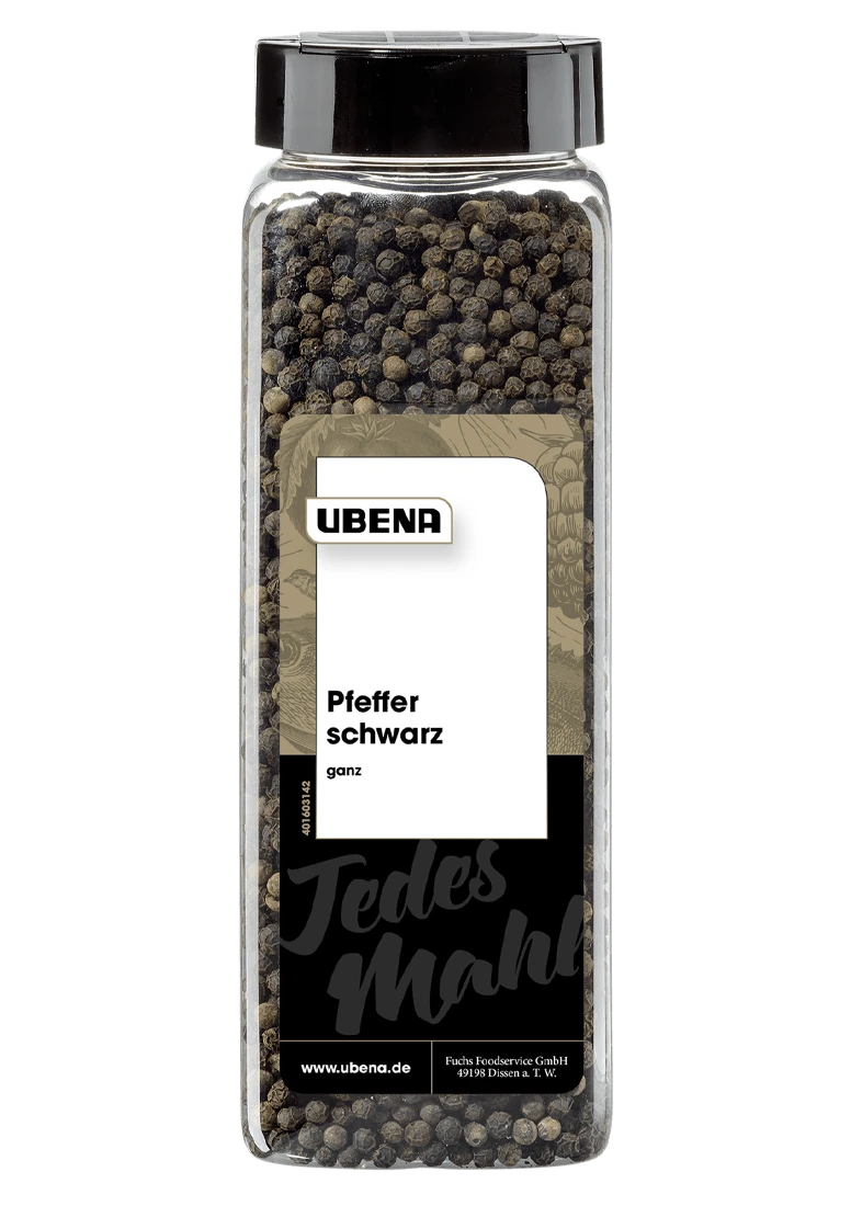 Ubena Pfeffer Schwarz Gemahlen (600g) 2 Ubena Pfeffer Schwarz Gemahlen (600g) – Bild 2