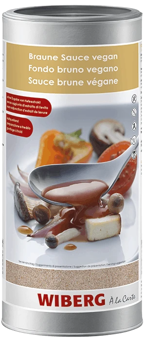 WIBERG Braune Sauce Vegan Zutatenmischung (1600 Ml) 1 WIBERG Braune Sauce Vegan Zutatenmischung (1600 Ml)