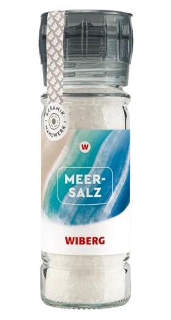 WIBERG Gewürzmühle Meersalz Grob Unjodiert (120 G)