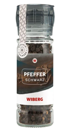 WIBERG Gewürzmühle Pfeffer Schwarz Ganz (55 G)